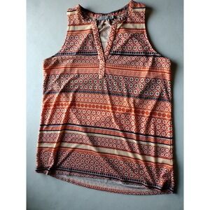 Dalia women's orange‎ tank top size medium